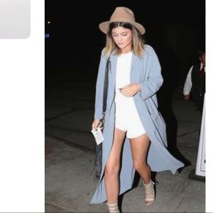 London Fog light blue WARMER BODY Trench Coat 14